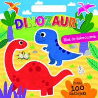 Dinozaury Blok do kolorowania -  - książka