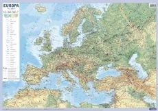 Europa mapa fizyczno-polityczna ścienna - zbiorowa praca - książka
