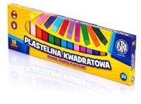Plastelina Astra kwadratowa, 18 kolorów (83814904) -  - książka