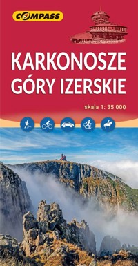 Karkonosze, Góry Izerskie. Mapa turystyczna w skali 1:35 000 - zbiorowa praca - książka