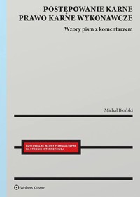 Postępowanie karne Prawo karne wykonawcze. - Michał Błoński - książka