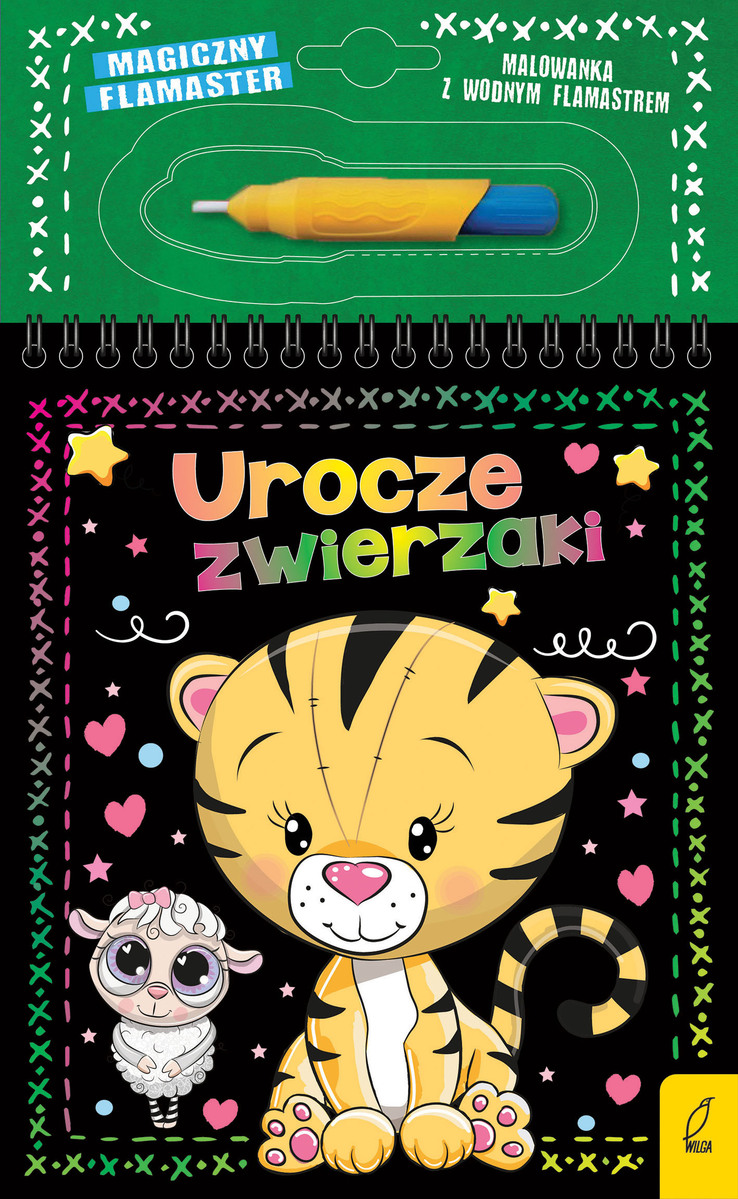 Magiczny flamaster. Urocze zwierzaki - Patrycja Wojtkowiak-Skóra - książka