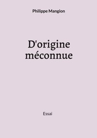 D'origine méconnue - Philippe Mangion - ebook