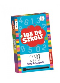 Idę do szkoły. Cyfry. Karty do kaligrafii z pisakiem suchościeralnym - zbiorowa praca - książka