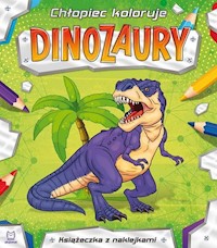Chłopiec koloruje Dinozaury -  - książka