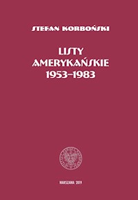 Listy amerykańskie 1953-1983 - Stefan Korboński - książka