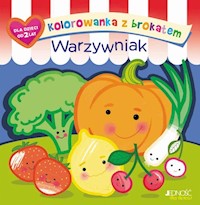 Kolorowanka z brokatem Warzywniak -  - książka