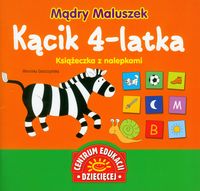 Mądry Maluszek Kącik 4-latka Książeczka z nalepkami - Goszczyńska Weronika - książka
