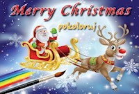 Merry Christmas pokoloruj -  - książka