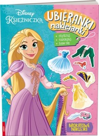 Disney Księżniczka Ubieranki naklejanki -  - książka