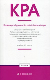 Kodeks postępowania administracyjnego -  - książka