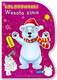 Kolorowanki choinki Wesoła Zima -  - książka
