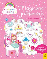 Wypukłe naklejki Magiczne jednorożce -  - książka