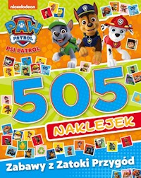Psi Patrol 505 naklejek Zabawy z Zatoki Przygód -  - książka