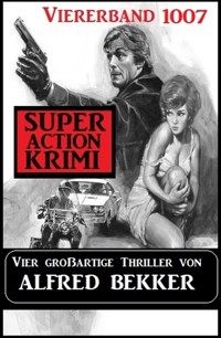 Super Action Krimi Viererband 1007 - Alfred Bekker - ebook