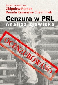 Cenzura w PRL -  - książka