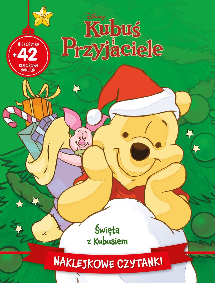 Naklejkowe czytanki. Święta z Kubusiem. Disney Kubuś i Przyjaciele - zbiorowa praca - książka