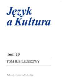 Język a Kultura Tom Jubileuszowy -  - książka