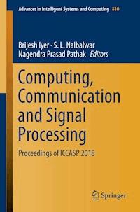 Computing, Communication and Signal Processing -  - ebook