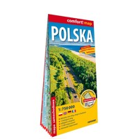 Polska mapa samochodowa 1:750 000 laminat 2026 - zbiorowa praca - książka