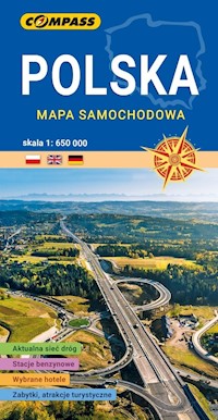 Polska Mapa samochodowa 1:650 000 -  - książka