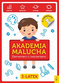 Akademia Malucha Elementarz z ćwiczeniami 3-latek -  - książka