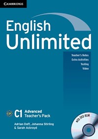 English Unlimited Advanced Teacher's Book + DVD-ROM - Doff Adrian, Stirling Johanna, Ackroyd Sarah - książka