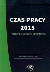 Czas pracy 2015 -  - książka