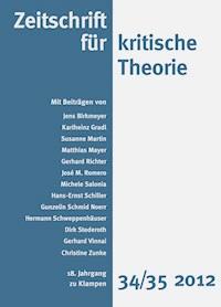 Zeitschrift für kritische Theorie / Zeitschrift für kritische Theorie, Heft 34/35 -  - ebook
