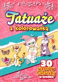 Tatuaże z kolorowanką -  - książka