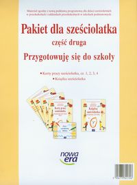 Pakiet dla sześciolatka Część 2 Przygotowuję się do szkoły -  - książka