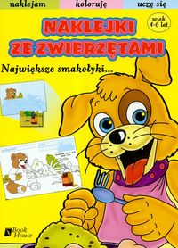 Naklejki ze zwierzętami Największe smakołyki -  - książka