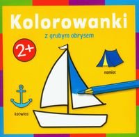 Kolorowanka z grubym obrysem Podróż -  - książka