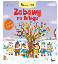 Wesoła zima Zabawy na śniegu -  - książka