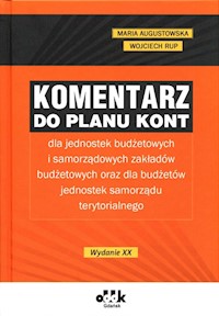 Komentarz do planu kont - Augustowska Maria, Rup Wojciech - książka
