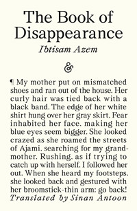 The Book of Disappearance - Ibtisam Azem - ebook