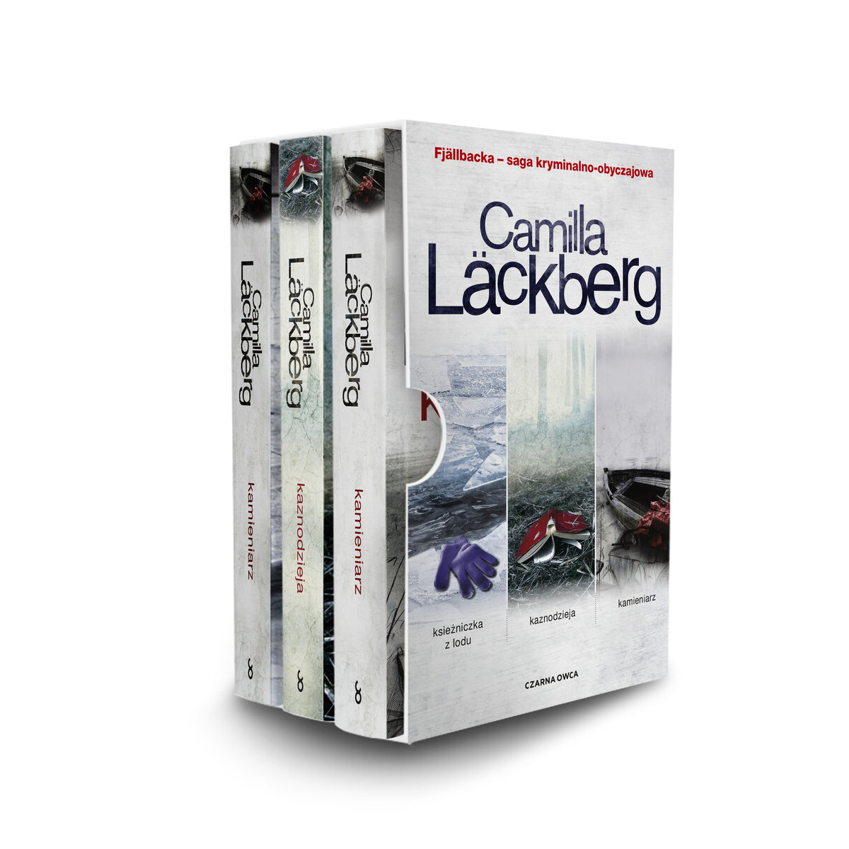 Pakiet: Fjällbacka. Tomy 1-3. Księżniczka z lodu / Kaznodzieja / Kamieniarz - Camilla Läckberg - książka