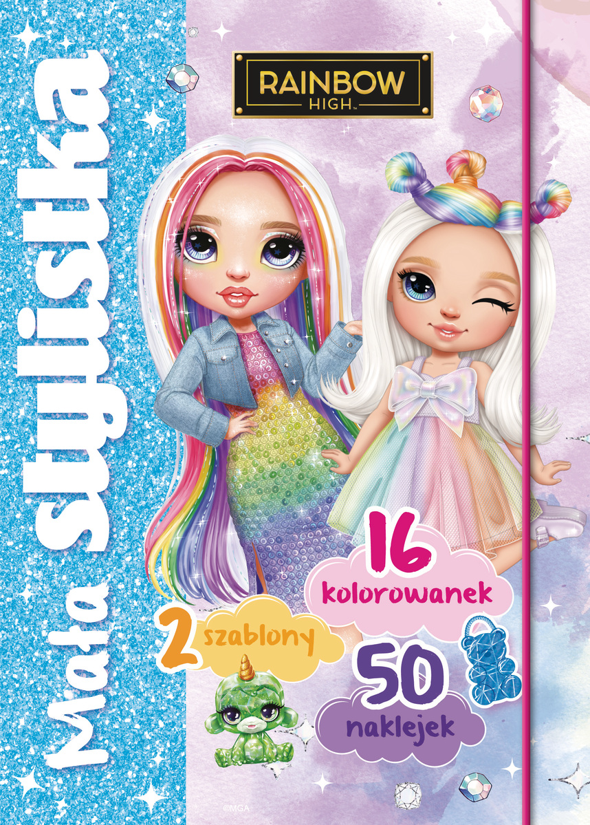Mała stylistka. Rainbow High - zbiorowa praca - książka
