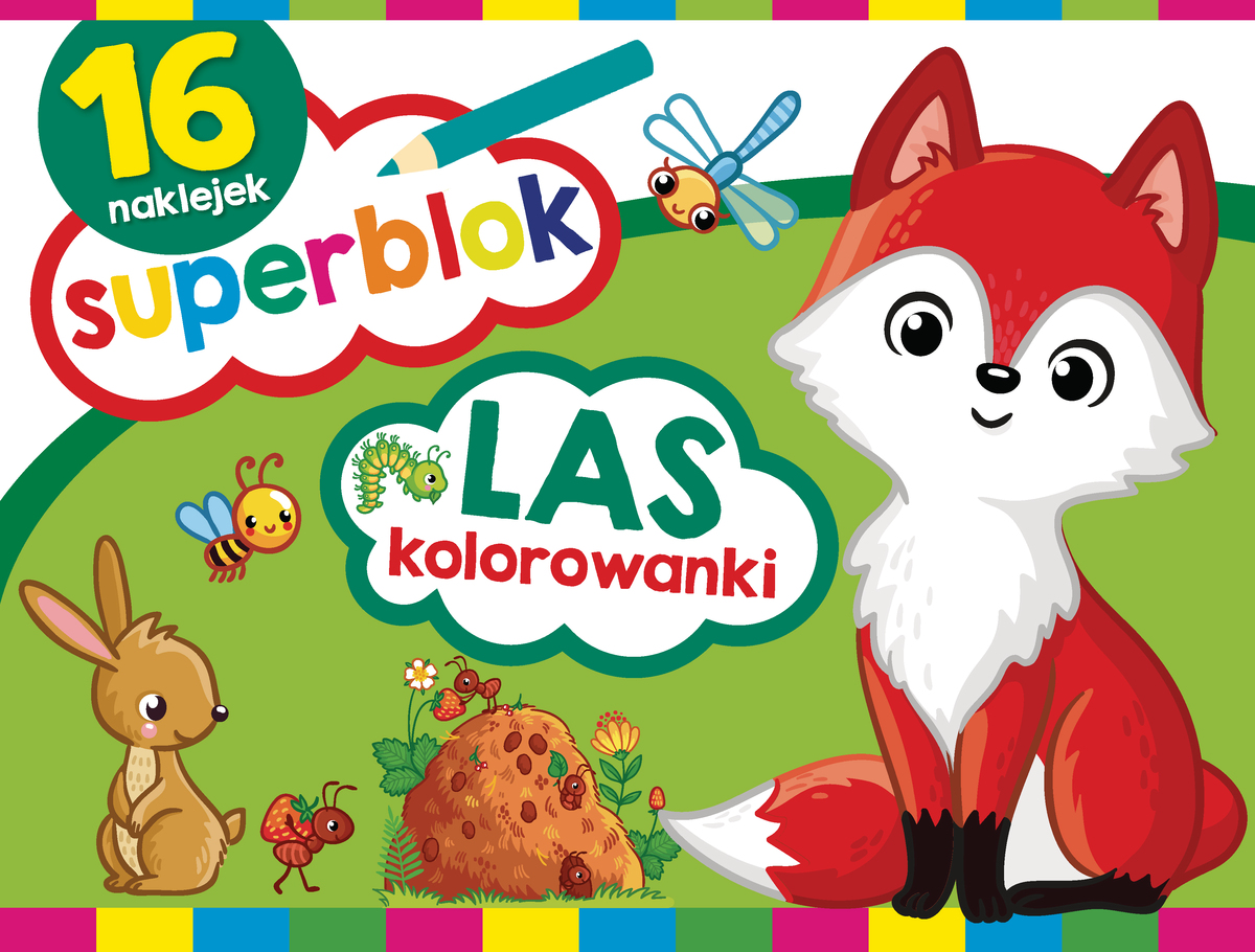 Superblok. Las Kolorowanki - zbiorowa praca - książka