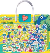 Lubię Dinozaury Kocham naklejać Świat dinków -  - książka