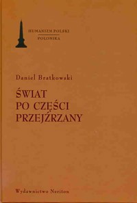 Świat po części przejźrzany - Bratkowski Daniel - książka