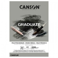 Blok Canson Graduate Media Grey A3, 30 arkuszy -  - książka