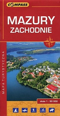 Mazury Zachodnie Mapa turystyczna 1:50 000 -  - książka