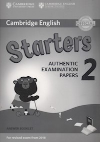 Cambridge English Starters 2 Answer booklet - - książka