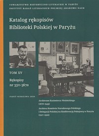 Katalog rękopisów Biblioteki Polskiej w Paryżu - Roszkowski Arkadiusz - książka