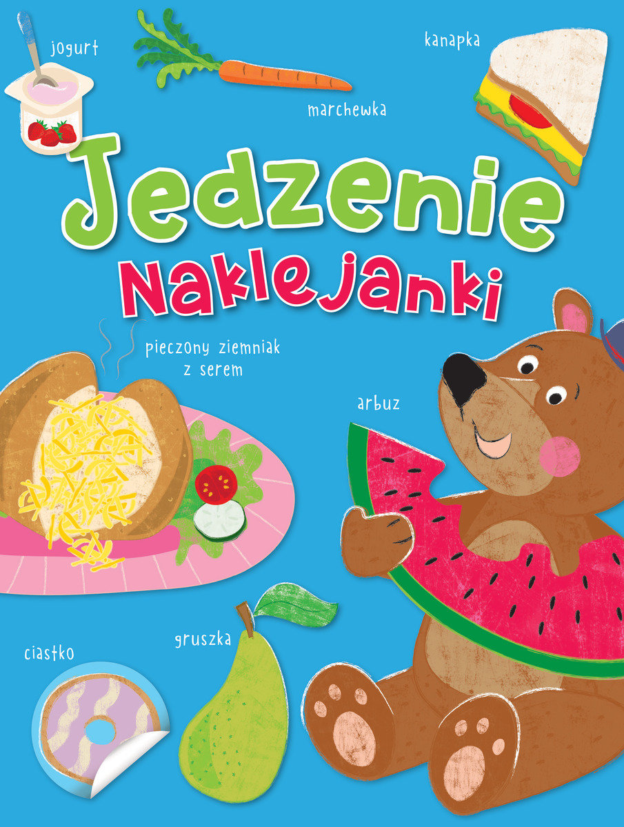 Jedzenie. Naklejanki - Liza Lewis (ilustr.) - książka