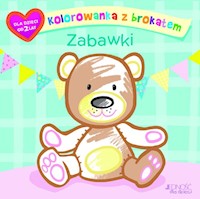 Kolorowanka z brokatem Zabawki - Makowska Ola (ilustracje) - książka