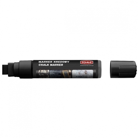 Marker kredowy Toma 5x15 mm - czarny (29431) -  - książka