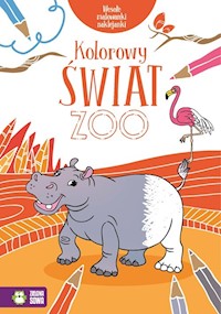 Wesołe malowanki naklejanki Kolorowy świat zoo -  - książka