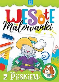 Wesołe malowanki z pieskiem - - książka